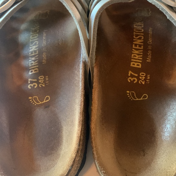Birkenstock Silver Granada Sandals 37 - Picture 4 of 10